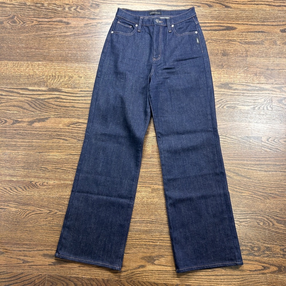 Silver Jeans Co Highly Desirable Trouser Jeans Women 29x31 Wide Leg Indigo Denim